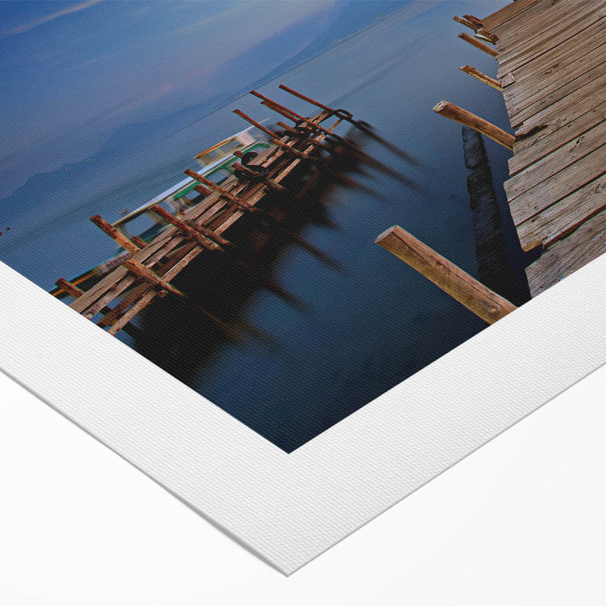 Art deco poster featuring a vibrant scene of a Guatemalan landscape on rolled canvas, ideal for dining room wall art.