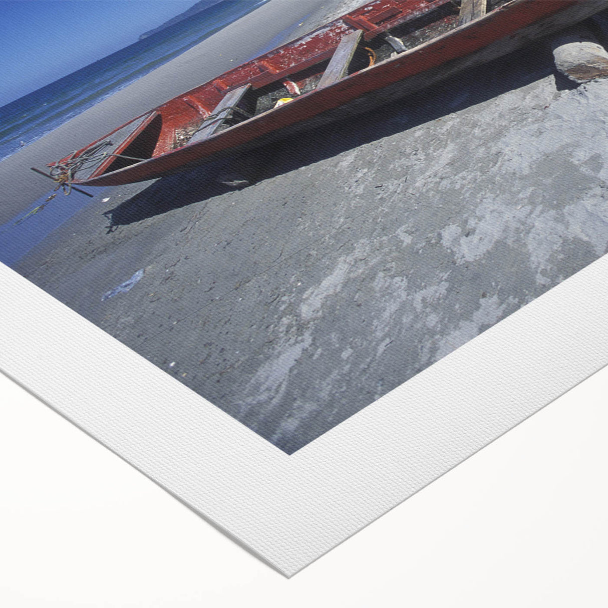 Art deco poster featuring a vibrant scene of Honduras on rolled canvas, suitable for dining room decor.