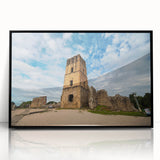 Large abstract wall art depicting a stylized Panama scenery in muted earth tones on a black framed acrylic.
