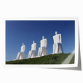 Rolled print of a European Denmark scenery in muted earth tones, ideal for art wall dining room.