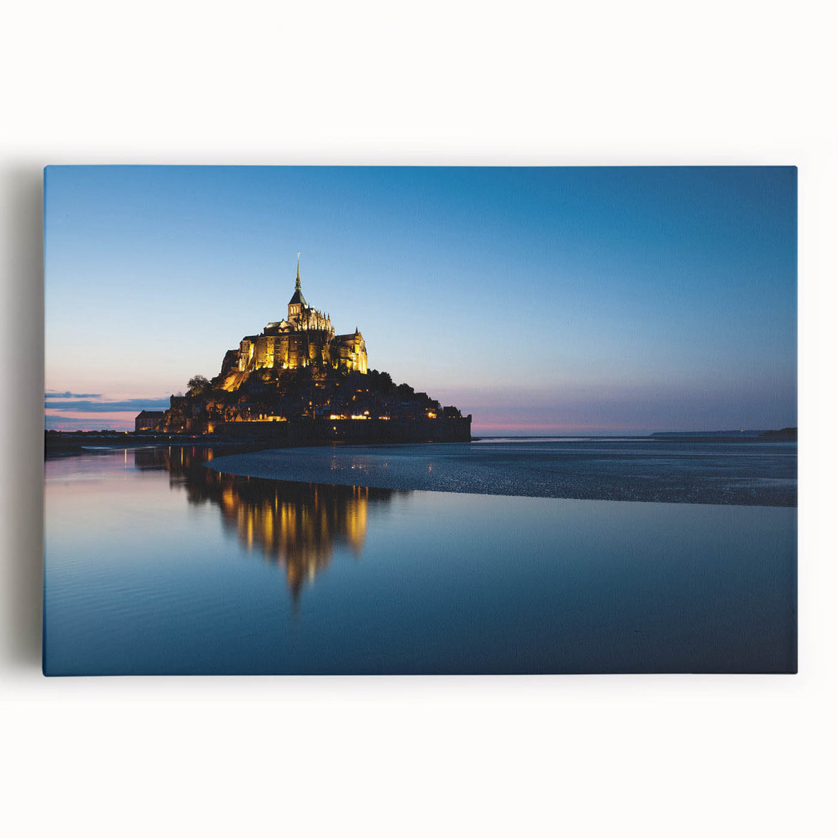 Black and white photograph of the Eiffel Tower on a large stretched canvas, ideal for kitchen wall art or bedroom decor.