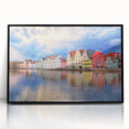Large abstract wall art of Munich skyline in muted gray and black tones on a framed acrylic.