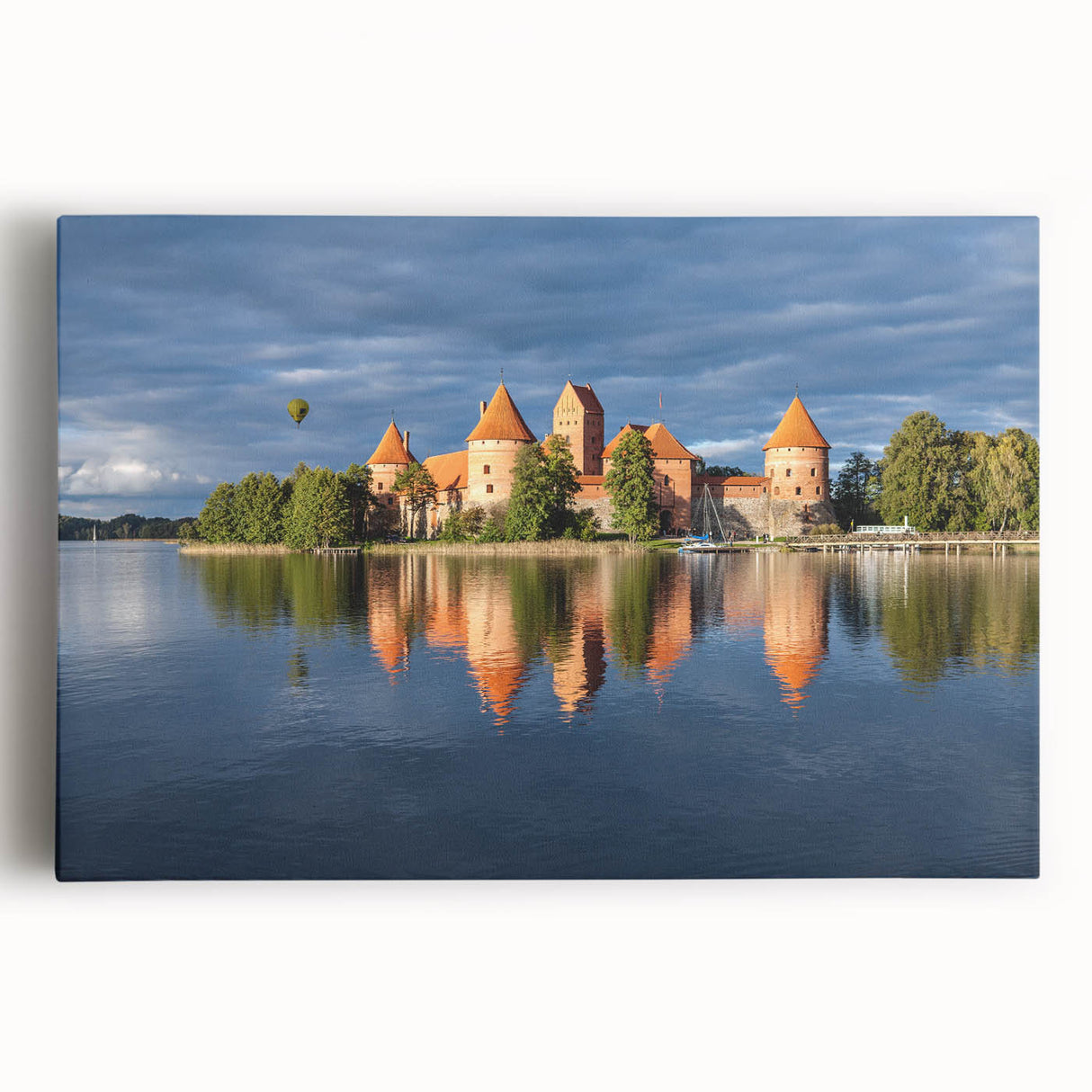 Black and white photograph of a European cityscape on stretched canvas, ideal for kitchen wall art or bedroom ambiance.