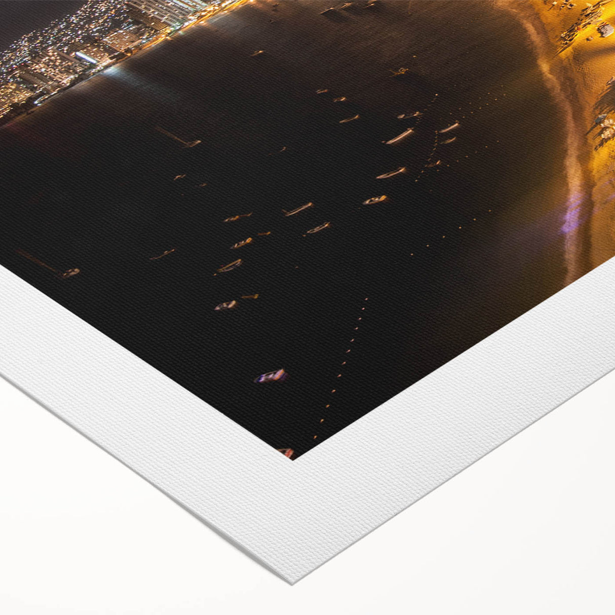 Art deco poster of Acapulco scenery in vibrant hues on rolled canvas, suitable for dining room wall art.