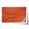 Scenic Middle-Eastern landscape with floral accents on a rolled canvas, ideal for art wall dining room.