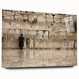 Acrylic print of Jerusalem scenery in neutral and earth tones, suitable for bedroom or dining room art.