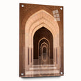 Acrylic print of an Omani landscape featuring earthy tones, suitable for bedroom or dining room decor.