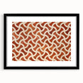 Extra large abstract art print featuring vibrant, colorful textures of a Middle Eastern scenery on a black framed canvas.