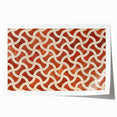 Extra large rolled print depicting a Middle Eastern scenery, in muted earth tones, ideal for dining room wall art.