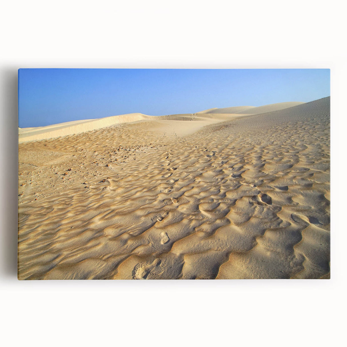 Black and white stretched canvas featuring a detailed Middle Eastern cityscape, ideal for kitchen wall art.