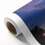 Art deco poster of Alabama scenery with pastel colors on rolled canvas, ideal for nursery wall art.