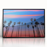 Large abstract wall art of Santa Barbara in muted earth tones on a framed acrylic, suitable for modern living room decor.