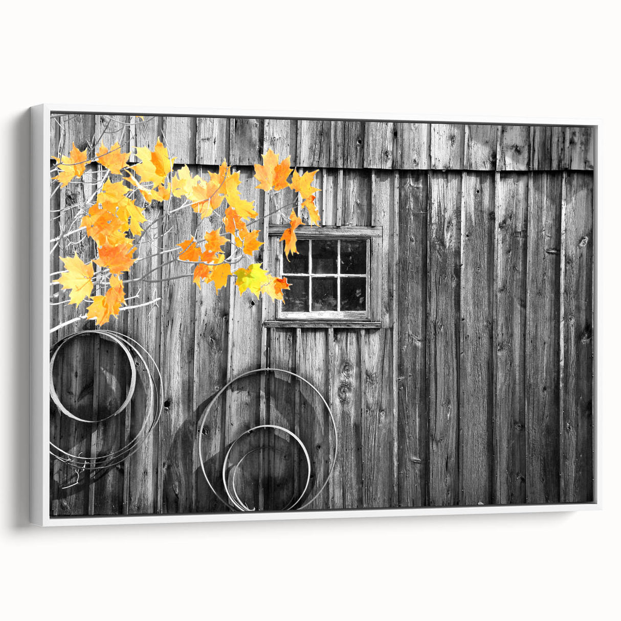 Vintage poster art of Delaware scenery on a large framed canvas, featuring colorful art in muted tones.