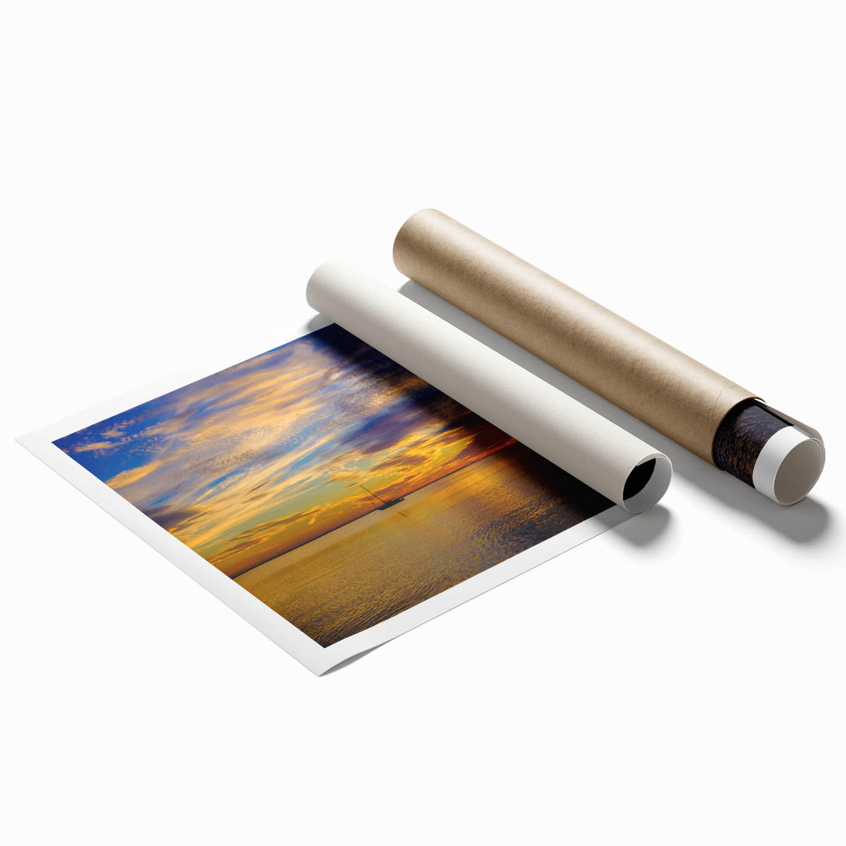 Extra large rolled print featuring a detailed floral art design set in the Florida Keys, suitable for classy bathroom decor.