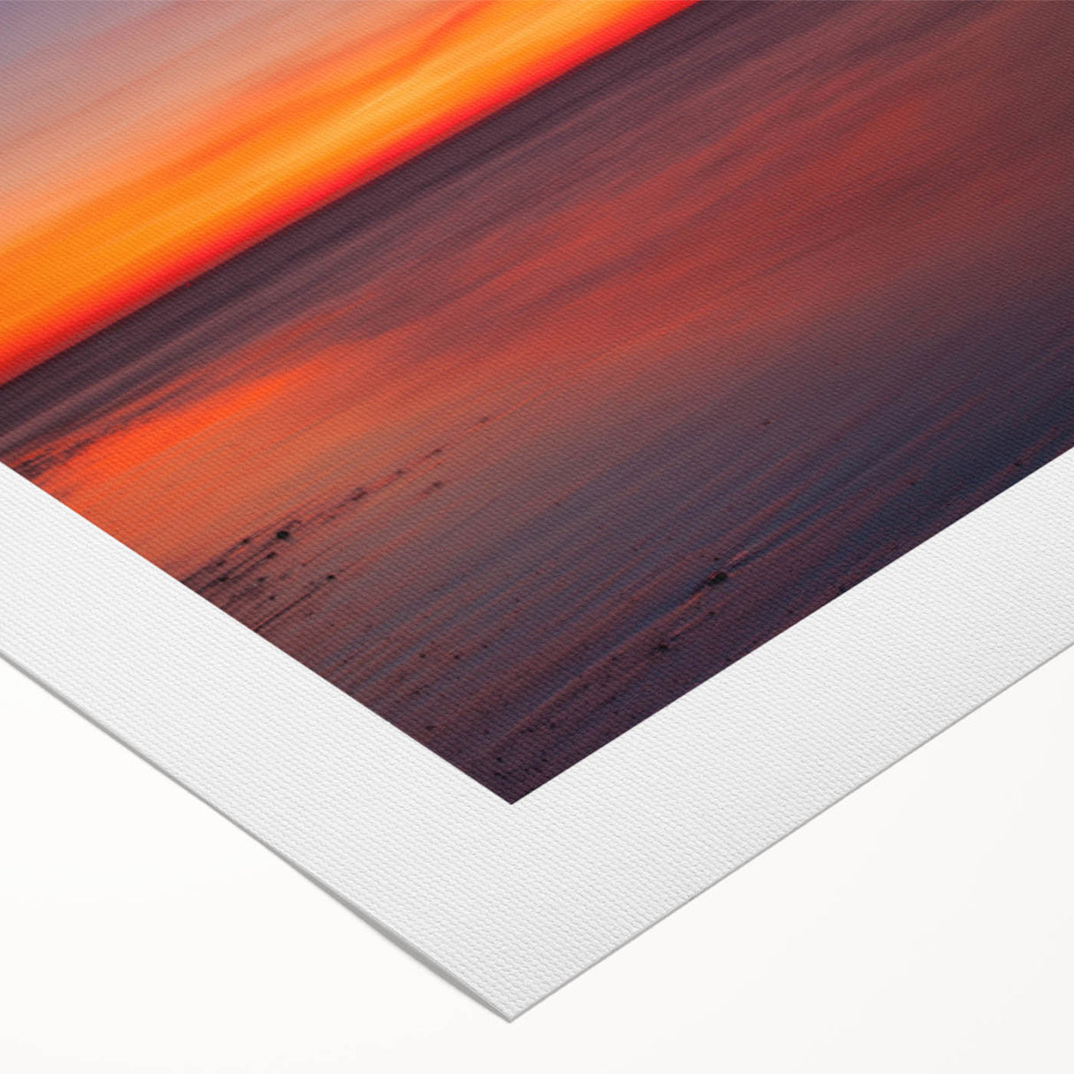 Art deco poster featuring a serene Cape Cod landscape in muted blue and green tones on rolled canvas.