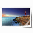 Extra large rolled print of Portland, Oregon scenery with vibrant green and floral accents, ideal for art wall dining room.