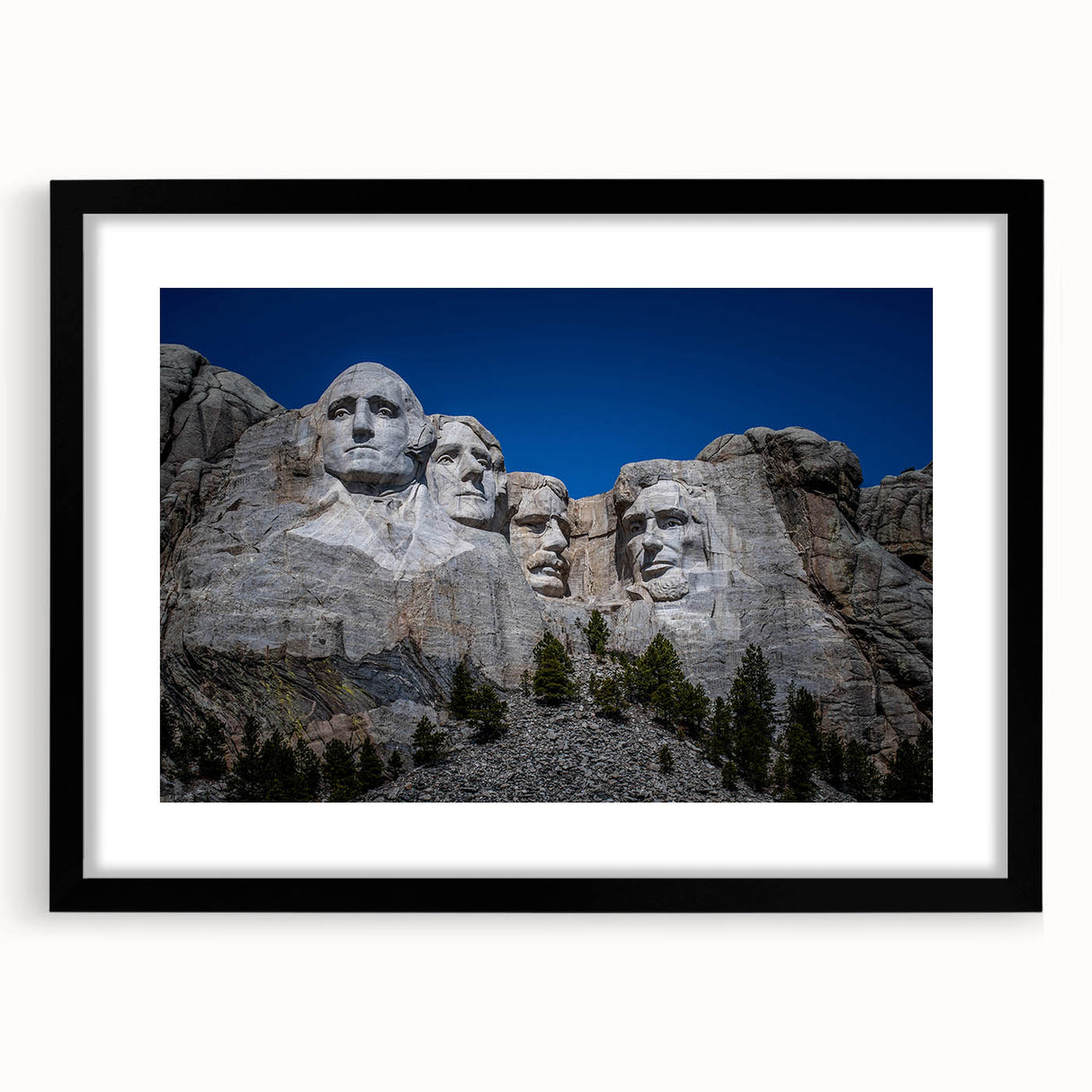Colorful art print of Mt.