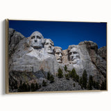 Framed canvas wall art depicting Mt.