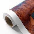 Art deco poster of Bryce Canyon in pastel shades on rolled canvas, ideal for nursery wall art.