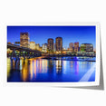 Rolled print of Virginia scenery featuring lush green landscapes and floral elements, ideal for art wall dining room.