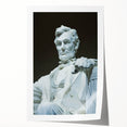 Rolled print of Washington D.C. scenery featuring the Lincoln Memorial in muted earth tones, ideal for art wall dining room.