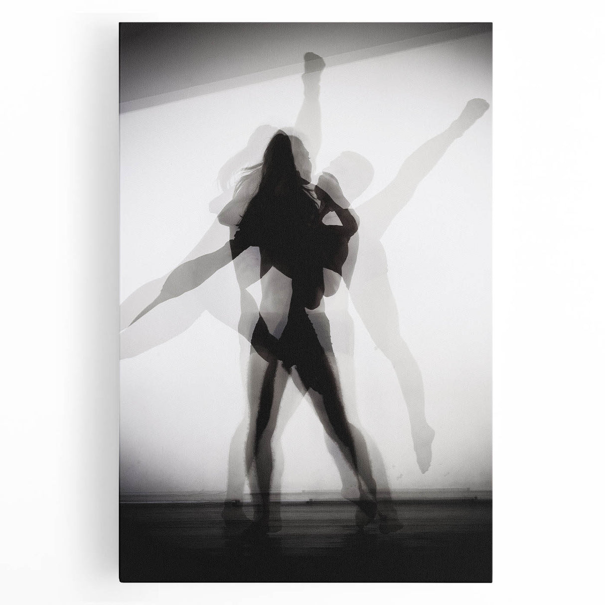 Layered Motion – Minimalist Emotive Figure Wall Art Print