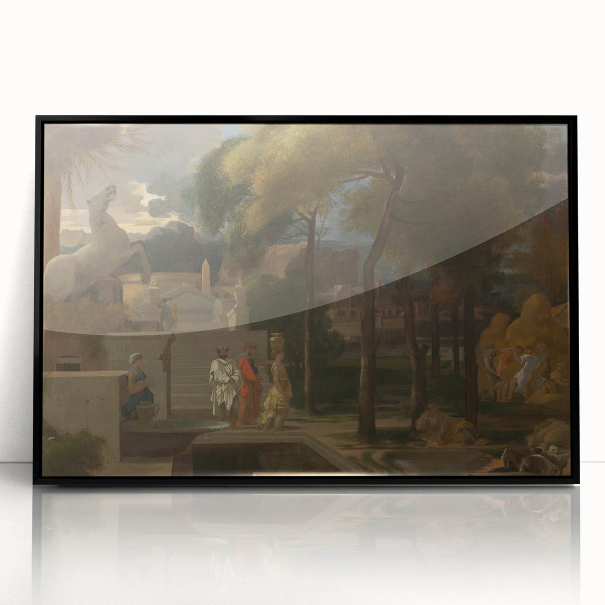 Baroque and Rococo Wall Art – Classic Antique Print for Elegant Décor