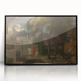 Baroque and Rococo Wall Art – Classic Antique Print for Elegant Décor