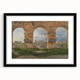 Neoclassical Landscape Art Print - Colosseum View by Eckersberg