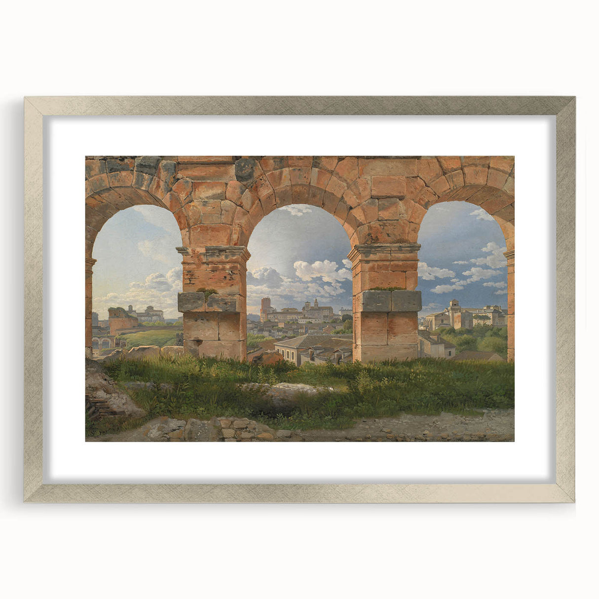 Neoclassical Landscape Art Print - Colosseum View by Eckersberg