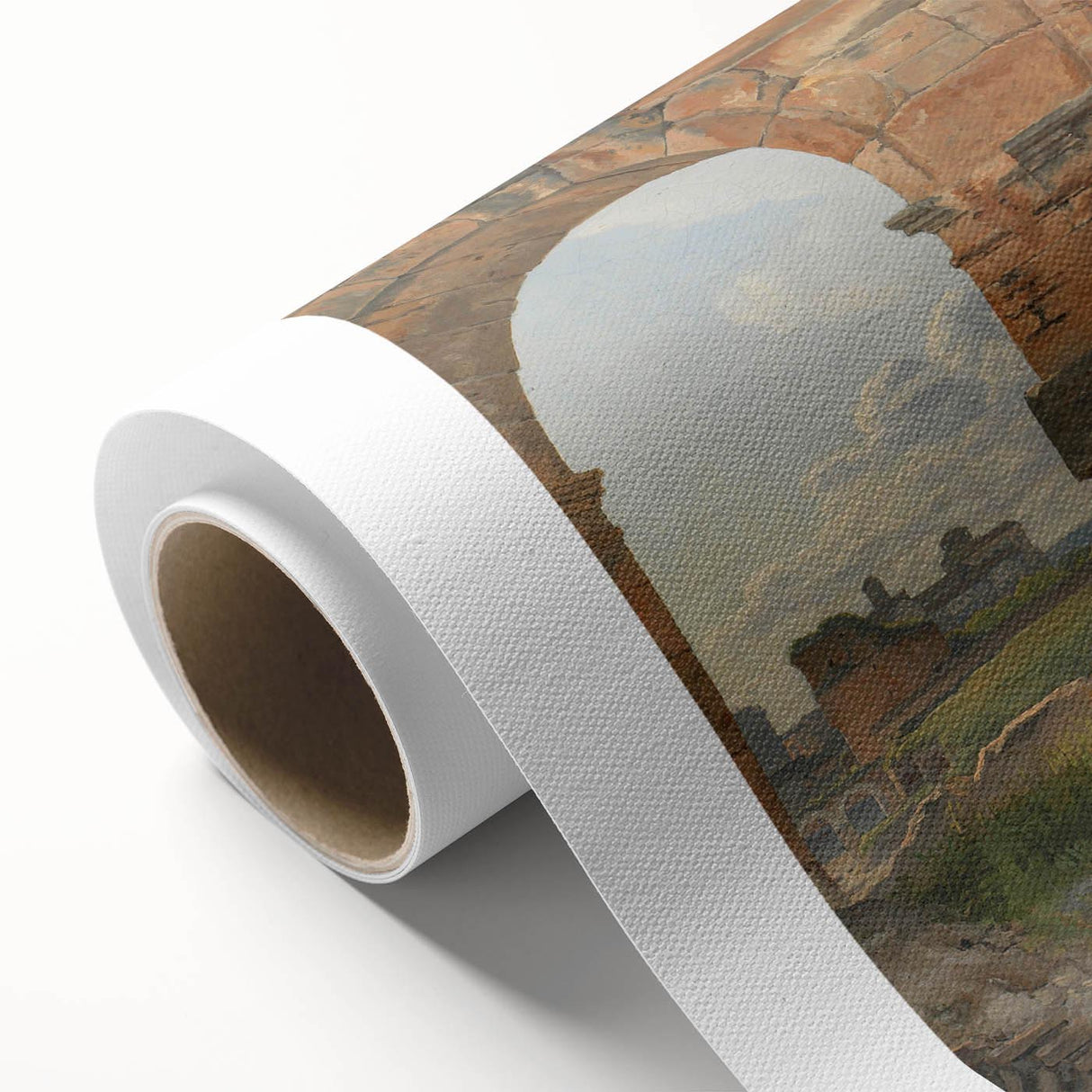 Neoclassical Landscape Art Print - Colosseum View by Eckersberg