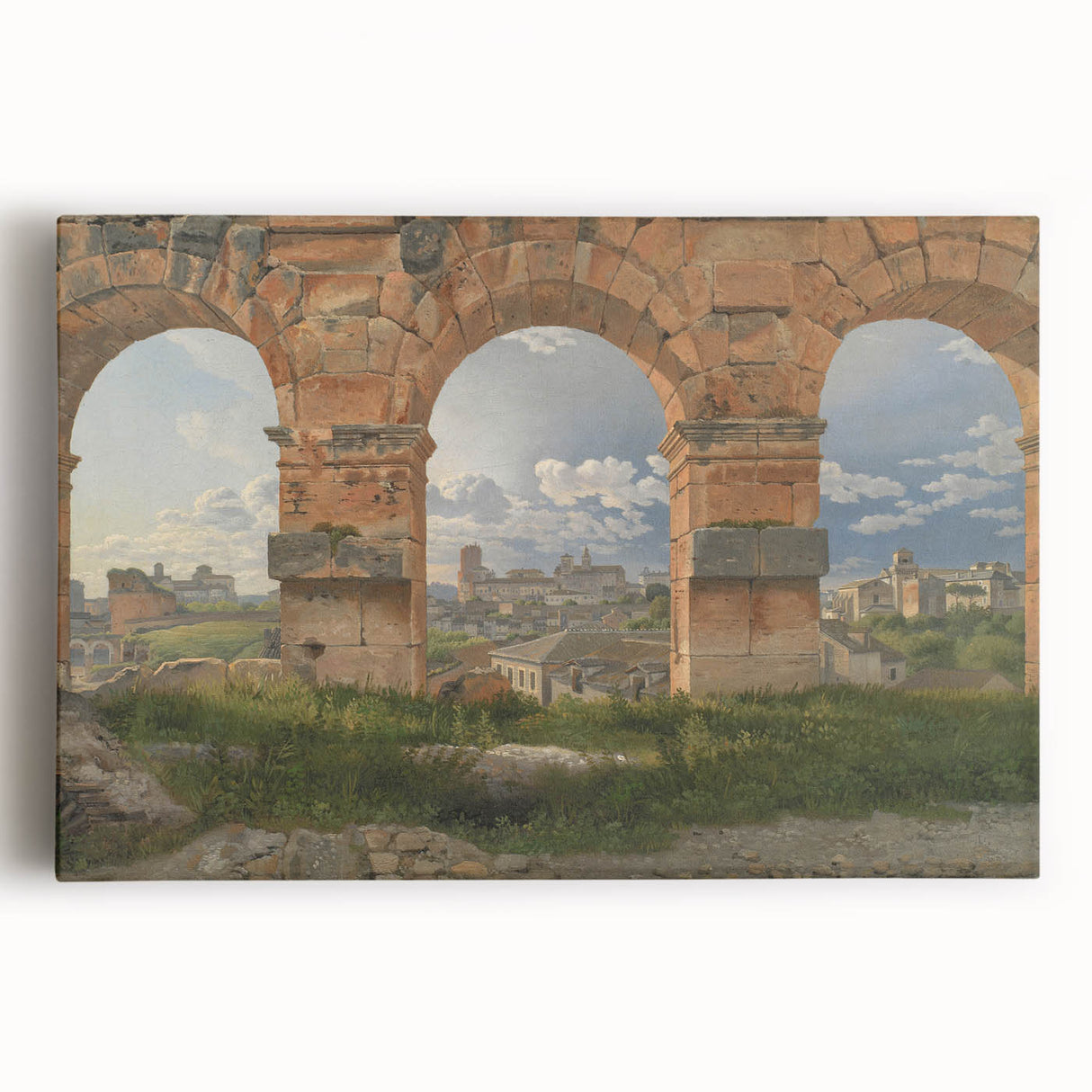 Neoclassical Landscape Art Print - Colosseum View by Eckersberg