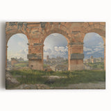 Neoclassical Landscape Art Print - Colosseum View by Eckersberg
