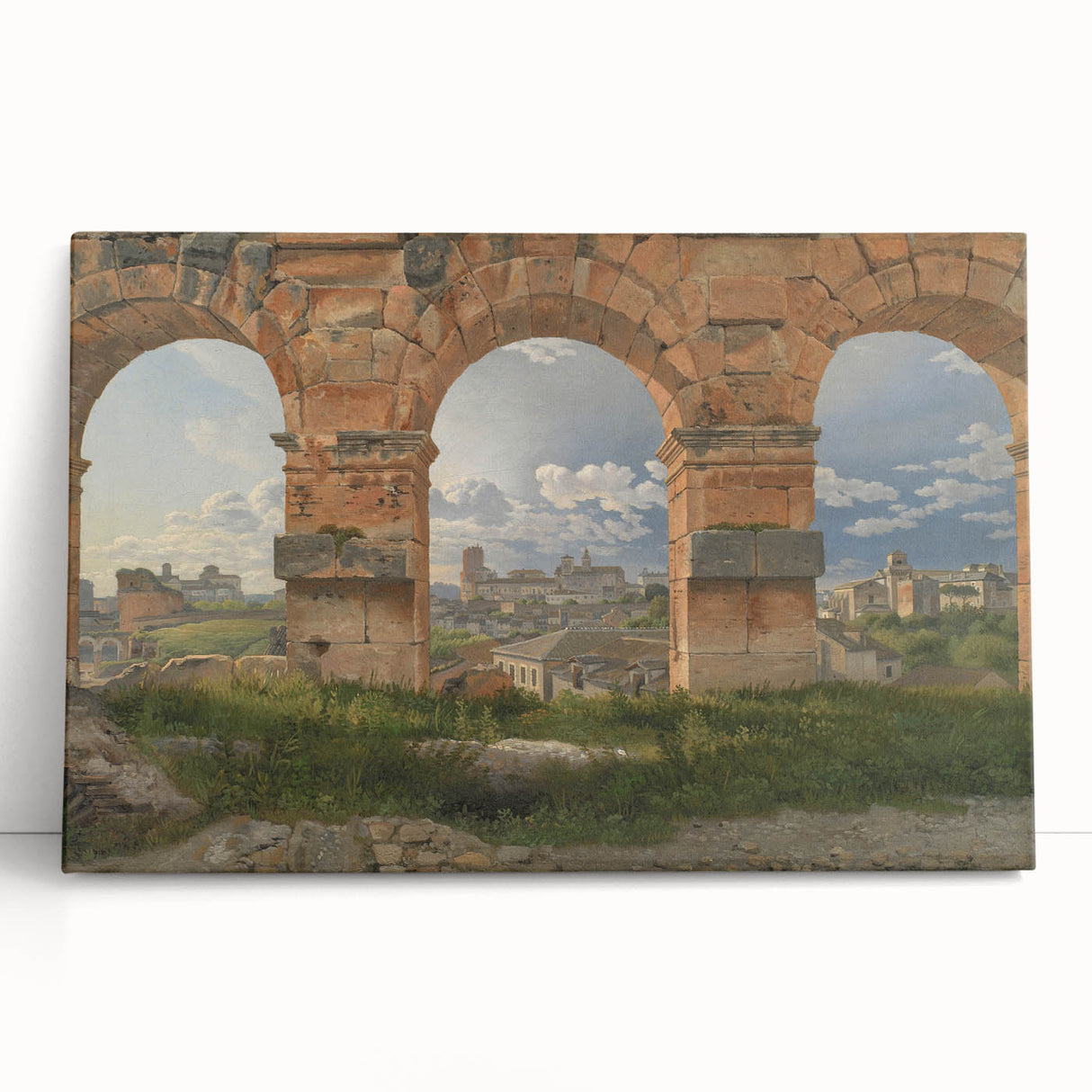 Neoclassical Landscape Art Print - Colosseum View by Eckersberg