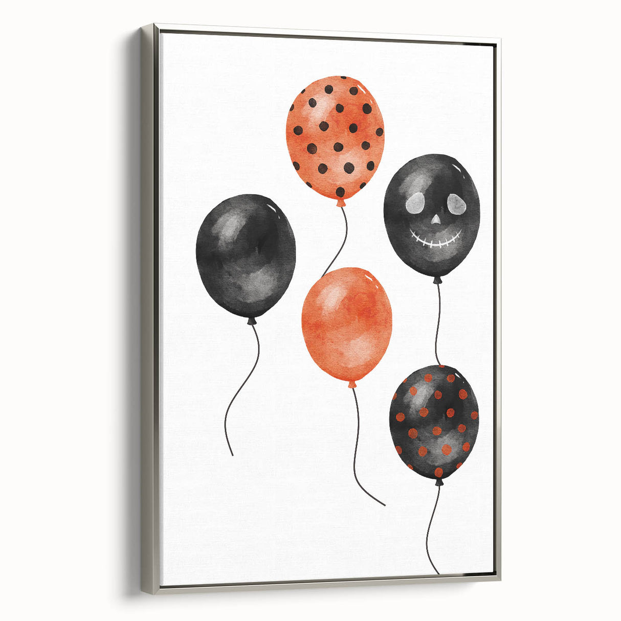 Spooky Halloween Balloons Canvas Art - Halloween Wall Decorations