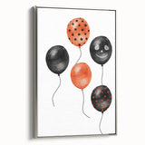 Spooky Halloween Balloons Canvas Art - Halloween Wall Decorations