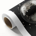 Silver Disco Ball Party Art - New Year's Eve Wall Art Print