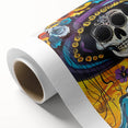 Vibrant Catrina Skull – Día de los Muertos Wall Art
