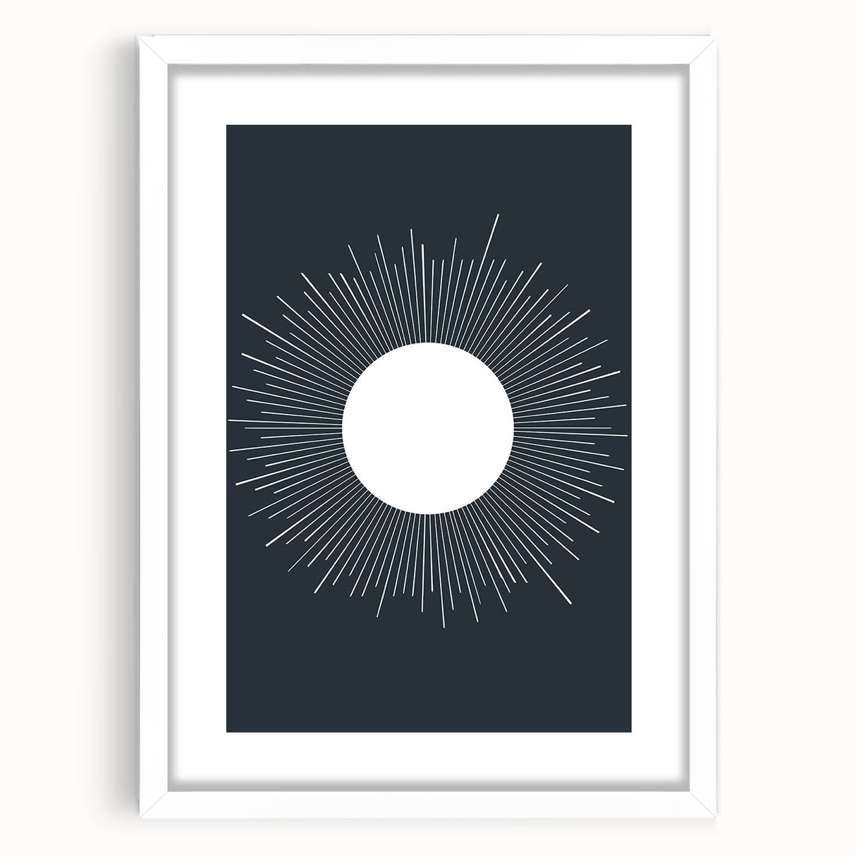 Radiating Sun - Boys Room Wall Art Kids Wall Art Prints
