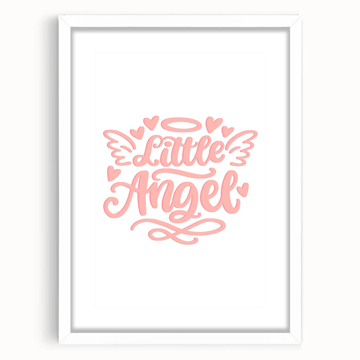 Girls Bedroom Art – Little Angel Nursery Wall Decor