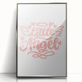 Girls Bedroom Art – Little Angel Nursery Wall Decor