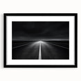 Elegant black landscape frame with a white mat, showcasing a beautiful artwork in a front view setting. Ideal for modern home decor, enhancing interior aesthetics.