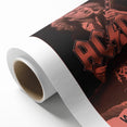 AC/DC Retro Poster Art – Vintage Rock Wall Art Print
