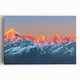 Black and white stretched canvas of the Taj Mahal, ideal for kitchen wall art.