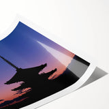 Extra large rolled print of line art flowers with muted earth tones, ideal for large living room wall art.