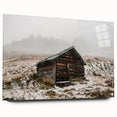 Abstract acrylic print of Adelaide scenery in muted earth tones, suitable for bedroom or dining room decor.