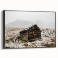 Black and white framed canvas of Adelaide landscape in vintage poster style, suitable for bedroom decor.