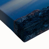 Black and white landscape art painting of New Brunswick on stretched canvas, ideal for bedroom wall decor.