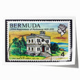 Extra large rolled print depicting vibrant Caribbean scenery with lush florals, ideal for art wall dining room.