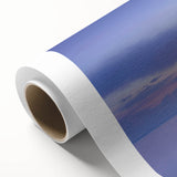 Art Deco poster of a Caribbean scene with pastel shades on rolled canvas, ideal for nursery wall art.